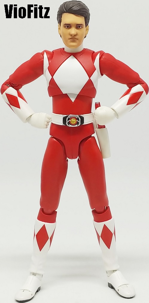 Bandai S.H.Figuarts Red Ranger Unmasked SDCC 2018 Exclusive 